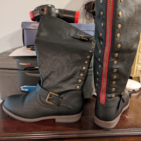 Journey Knee High Boots (wide calf) - Picture 3 of 7